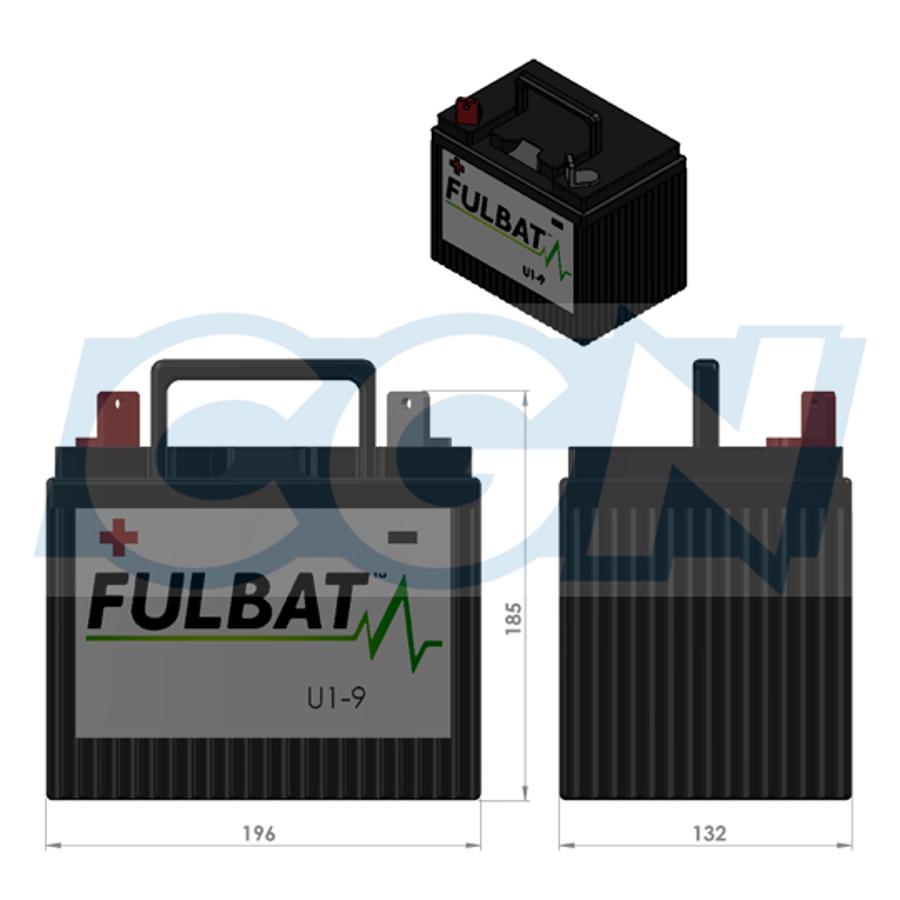 Batterie U Fulbat V Ah Lg L H A Gel Sans Entretien